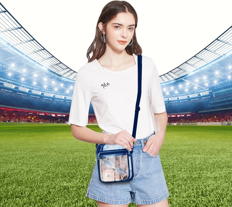 Busiuw Clear Bag for Stadium Events Small Mini Clear Purse Bag for Stadium Concerts Sports Events Festivals - Image 3